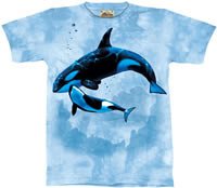 Orca Duo T-Shirt by The Mountain M,L,XL