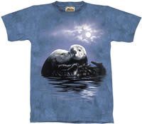 To Love One an Otter T-Shirt by The Mountain M,L,XL