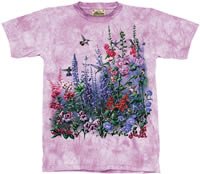 Wind Dancers Hummingbird & Foxgloves T-Shirt by The Mountain M,L,XL