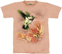 Small Package Hummingbird T-Shirt by The Mountain M,L,XL