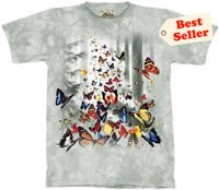 Butterflies T-Shirt by The Mountain M,L,XL