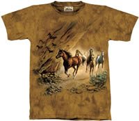 Sacred Passage Horse T-Shirt by The Mountain M,L,XL