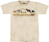 Band on the Run Horses T-Shirt by The Mountain 2XL,3XL