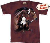 Freedom's Frolic Horse T-Shirt by The Mountain 2XL 3XL