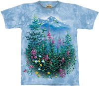 Wildflowers & Hummingbirds T-Shirt by The Mountain 2XL 3XL