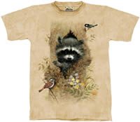 Wee Raccoon T-Shirt by The Mountain 2XL 3XL