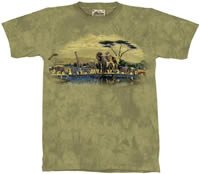 Gathering Place Zoo & Safari Animals T-Shirt M L XL