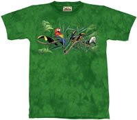 Rainforest Menagerie Zoo & Jungle Animals T-Shirt by The Mountain M L XL