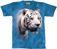 White Bengal Profile T-Shirt by The Mountain M L XL