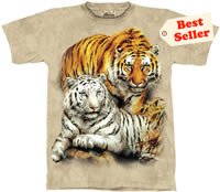 Wild Hearts Tiger T-Shirt by The Mountain M L XL