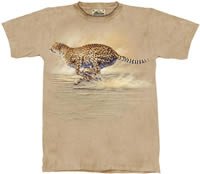 Running Cheetah T-Shirt by The Mountain M L XL