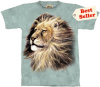 Lion Head T-Shirt by The Mountain M L XL