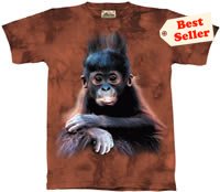 Orangutan Baby T-Shirt by The Mountain M L XL