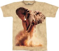 Rush Elephant T-Shirt by The Mountain M L XL