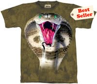 King Cobra Snake T-Shirt by The Mountain M L XL