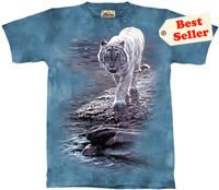 By the River Tiger T-Shirt by The Mountain 2XL 3XL
