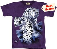 Sanctuary White Tiger T-Shirt by The Mountain 2XL 3XL