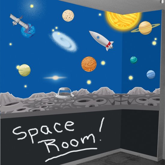 Space Adventures Mural