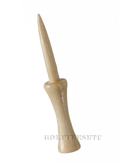 200 2 1/8" step down golf tees - Natural