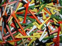 500 2 3/4" golf tees - Assorted Colors