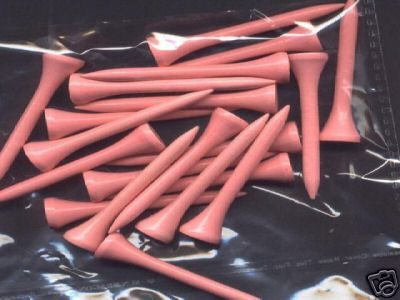 1,000 2 1/8" golf tees - Pink