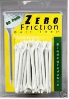 200 2 3/4" Zero Friction golf tees - White
