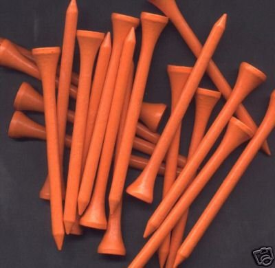 500 2 3/4" golf tees - Orange
