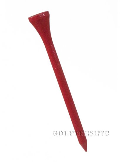 1,000 2 3/4" golf tees - Red
