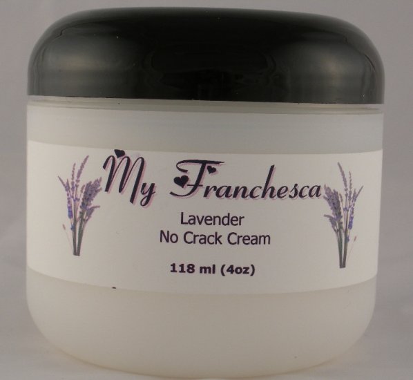 My Franchesca Lavender Scented No Crack Cream in a 4oz jar.