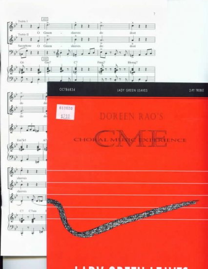 LADY GREEN LEAVES (for treble voices)