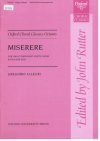 MISERERE Allegri - Oxford University Press Score