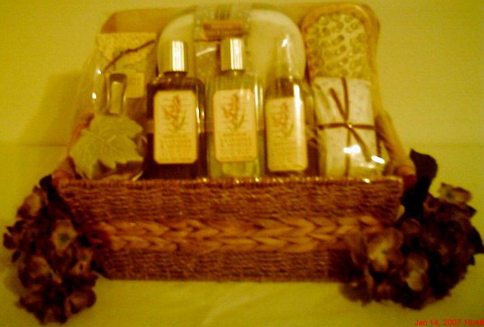 Lavender & Mimosa Spa Gift Baskets