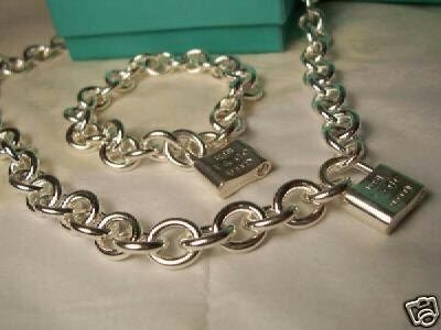 Tiffany & Co. 1837 Lock Necklace & Bracelet