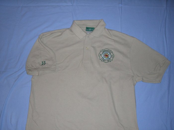 Tan Golf Shirt (XL)
