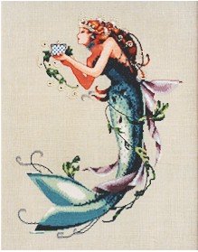 The Queen Mermaid - Cross Stitch Chart