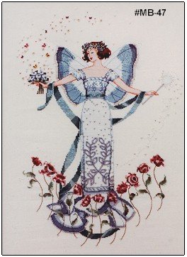 April's Blue Diamond Fairy - Cross Stitch Chart
