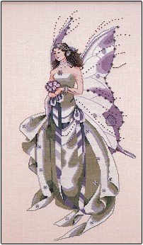 July's Amethyst Fairy - Cross Stitch Chart