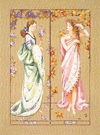 Maidens Of The Seasons I - Spring & Summer - Cross Stitch Chart