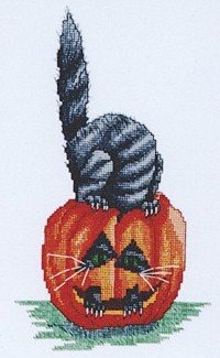Cat O'Lantern - Cross Stitch Chart