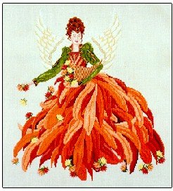 Chrysanthemum - Cross Stitch Chart