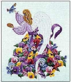 Pansy - Cross Stitch Chart