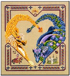 Dragon Heart - Cross Stitch Chart