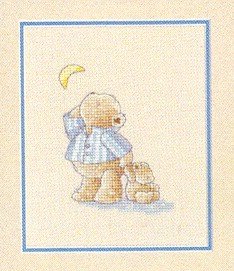 Bedtime Teddies - Cross Stitch Chart