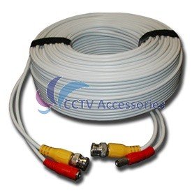 150 FT HEAVY DUTY PREMADE SIAMESE CABLE FOR CCTV CAMERA
