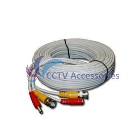 50FT HEAVY DUTY PREMADE SIAMESE CABLE FOR CCTV CAMERA