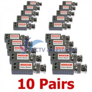 (20) 1 Port Passive Video Balun Transceiver for Cameras