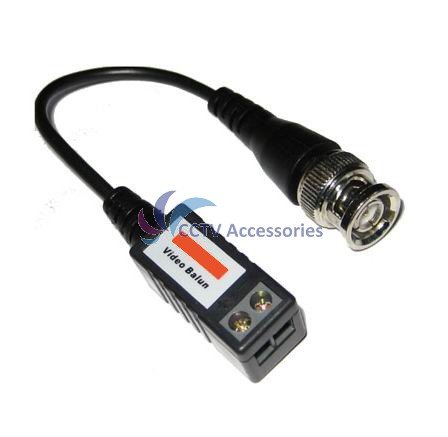 10pcs Mini CCTV BNC pigtail video balun via CAT5e cable