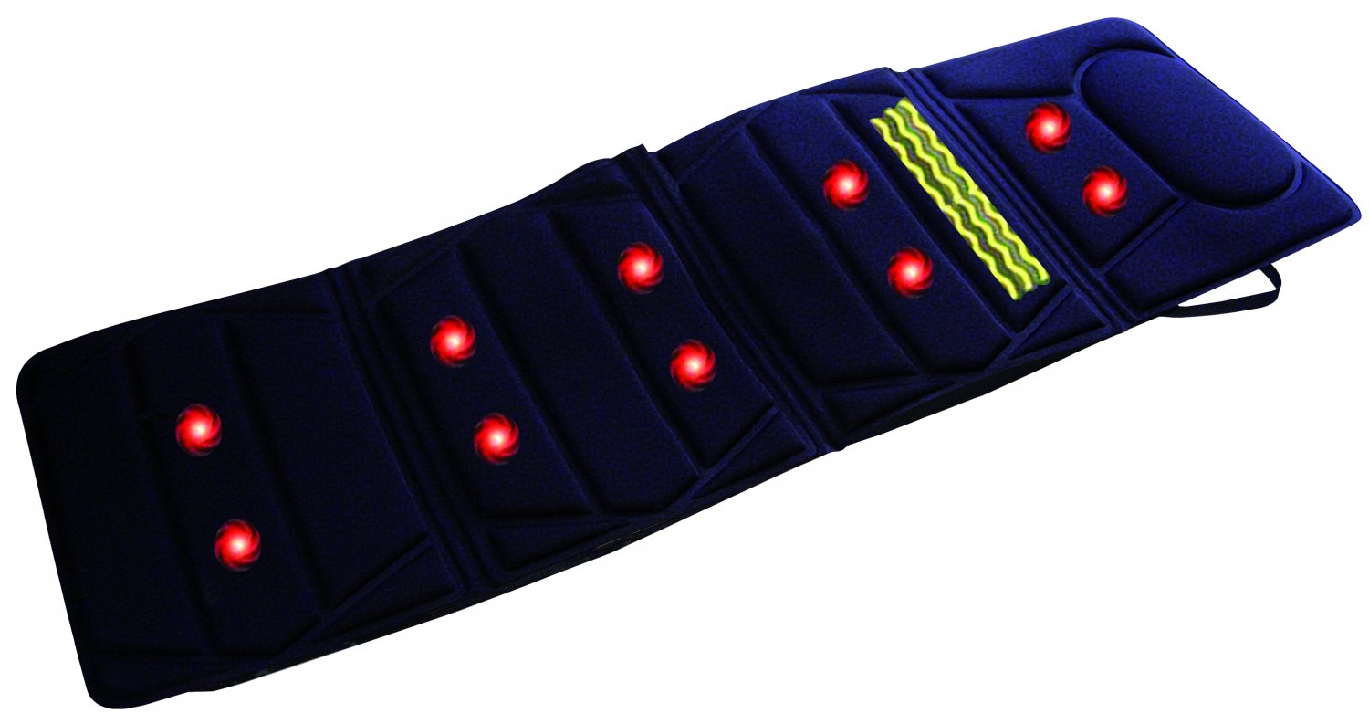 Carepeutic Do-It-All Deluxe Vibration Massage Mat with Heat