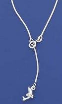 SILVER DOLPHIN ANKLE BRACELET