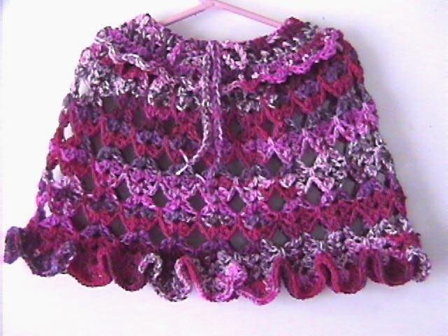 Berry Berry Girls Poncho Pattern Offered by Designer